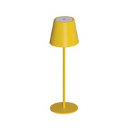 INITA LED dotyková stolná lampa, nabíjacie USB IP54, žltá INITA LED dotyková stolná lampa, nabíjacie USB IP54, žltá