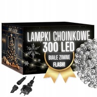 OSVETLENIE VIANOČNÉHO STROMU 300 LED STUDENÝ BIELY BLESK VONKAJŠIE VNÚTORNÉ OSVETLENIE VIANOČNÉHO STROMU 300 LED STUDENÝ BIELY BLESK VONKAJŠIE VNÚTORNÉ