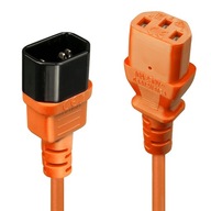 Lindy 30473 IEC C14 C13 napájací predlžovací kábel 1m