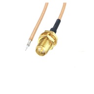 Pigtail SMA RP zásuvka 30cm RG178 -- 2 kusy -- Pigtail SMA RP zásuvka 30cm RG178 -- 2 kusy --