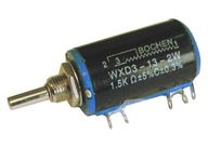 Viacotáčkový potenciometer 2W 1K ohm WXD3-13-2W