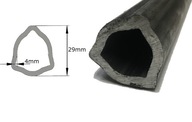 Rúrka vývodového hriadeľa, profilovaný trojuholník 29x4mm 1m