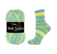 Ponožková priadza Vlna-Hep Socks Best 4fach 7356 Ponožková priadza Vlna-Hep Socks Best 4fach 7356