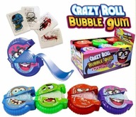 GUMA NA ROLE S TETOVANÍM CRAZY ROLL GUM (15G) 24KS