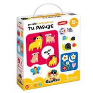 TU SA VHODÍ KONTRASTNÉ PUZZU CZUCZU 15 m + TU SA VHODÍ KONTRASTNÉ PUZZU CZUCZU 15 m +
