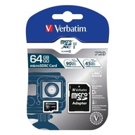 Pamäťová karta Verbatim Micro Secure Digital 64 GB