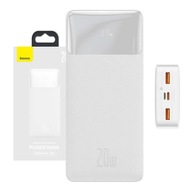 BASEUS POWER BANK WHITE 20000MAH 2XUSB USB-C 20W BASEUS POWER BANK WHITE 20000MAH 2XUSB USB-C 20W