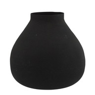 Kovová váza Madam Stoltz BLACK1 čierna