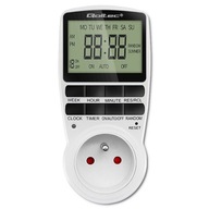 Qoltec Elektronický časovač PC0628 / 3680W / 16A / LCD Qoltec Elektronický časovač PC0628 / 3680W / 16A / LCD