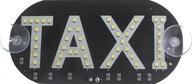 Taxi LED nápis Taxi lampa Biela LED platňa Taxi LED nápis Taxi lampa Biela LED platňa
