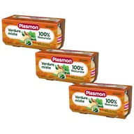 PLASMON Dinner Mix zeleniny (2x80g)x3 balenia PLASMON Dinner Mix zeleniny (2x80g)x3 balenia