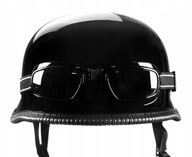 MOTORKÁ PRILBA OTVORENÁ CHOPPER SKÚTER M + OKULIARE MOTORKÁ PRILBA OTVORENÁ CHOPPER SKÚTER M + OKULIARE