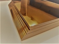 Zlatý zrkadlový dekoračný kartónový papier 250g A4 20 listov