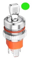 VYPÍNAČ VANDAL-PROOF 16mm ON-OFF LED 15A ZELENÁ VYPÍNAČ VANDAL-PROOF 16mm ON-OFF LED 15A ZELENÁ