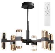 ČIERNA ZÁVISNÁ LED STROPNÁ LAMPA + APP770-6C DIAĽK ČIERNA ZÁVISNÁ LED STROPNÁ LAMPA + APP770-6C DIAĽK