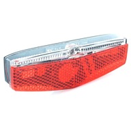 LED dynamo zadné svetlo 50-80 mm s podperou