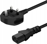 KÁBLOVÝ NAPÁJACÍ KÁBEL UK ANGLICKÝ PC MONITOR KÁBLOVÝ NAPÁJACÍ KÁBEL UK ANGLICKÝ PC MONITOR