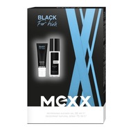 Darčeková sada MEXX Black for Him (Sprchový gél 50ml + Deo natural