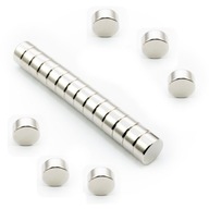 MAGNET VALCOVÝ NEODYMOVÝ 10x5 N38 SADA 8 KUSOV MAGNET VALCOVÝ NEODYMOVÝ 10x5 N38 SADA 8 KUSOV