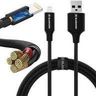 Nabíjací kábel USB A - LIGHTNING 1.2M Blashorn Nabíjací kábel USB A - LIGHTNING 1.2M Blashorn