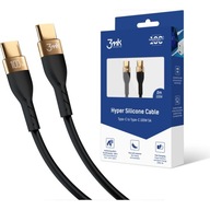Nabíjací kábel 3mk USB-C/USB-C, 100W, 5A, 2m Nabíjací kábel 3mk USB-C/USB-C, 100W, 5A, 2m