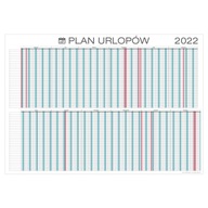 Dovolenkový plánovač A0 nositeľná stena 2022 118x84