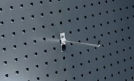 Háčik pre 150 mm perforovaný panelový systém Háčik pre 150 mm perforovaný panelový systém