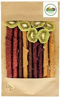 OVOCNÉ VALCE MIX 6 PRÍCHUTÍ 100g Prírodný ovocný snack, kiwi chipsy OVOCNÉ VALCE MIX 6 PRÍCHUTÍ 100g Prírodný ovocný snack, kiwi chipsy