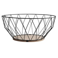 KOŠÍK OKRUHÝ S DREVENÝM STOJANOM 28X12 ROMBS KOŠÍK OKRUHÝ S DREVENÝM STOJANOM 28X12 ROMBS