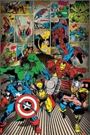 Plagát Marvel Here Come The Heroes 61x91,5 cm Plagát Marvel Here Come The Heroes 61x91,5 cm
