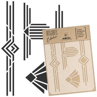 Šablóna SCRAPBOOKING DIY / A3 / RÁM ART DECO #2 Šablóna SCRAPBOOKING DIY / A3 / RÁM ART DECO #2