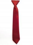 Tmavočervená detská kravata s gumičkou