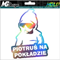 Nálepka na okno PETER ON BOARD HOLOGRAM Nálepka na okno PETER ON BOARD HOLOGRAM