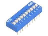 EDG110S DIP-SWITCH Počet sekcií 10 ON-OFF 0,025A/24VD EDG110S DIP-SWITCH Počet sekcií 10 ON-OFF 0,025A/24VD