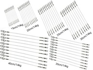 60x náväzec FLUOROCARBON, nadväzce na prívlač šťuky, zubáča 60x náväzec FLUOROCARBON, nadväzce na prívlač šťuky, zubáča