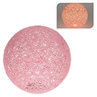 Dekoračná lampa Ball Led ružová 20 cm