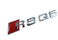 Emblém s nápisom RSQ5 pre Audi Silver