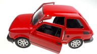 Fiat 126 Maluch Red Metal Model WELLY 1:34 Fiat 126 Maluch Red Metal Model WELLY 1:34