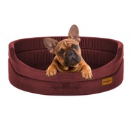 Vankúš na oválnu posteľ Recobed Baly Burgundy M Vankúš na oválnu posteľ Recobed Baly Burgundy M