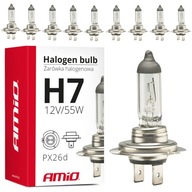 10x HALOGÉNOVÁ ŽIAROVKA H7 12V 55W UV filter E4 AMIO 10x HALOGÉNOVÁ ŽIAROVKA H7 12V 55W UV filter E4 AMIO