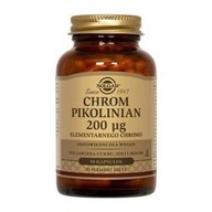 SOLGAR CHROM PIKOLINATE 200MCG 90 KAPSULÍ