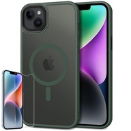 MATNÉ MAGSAFE Púzdro NA IPHONE 13 FAREB + TEPOVANÉ SKLO