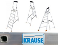 Krause Solido hliníkový rebrík 6 stupňov + plošina