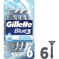 Gillette Blue 3 Cool jednorazový holiaci strojček 6 ks. Gillette Blue 3 Cool jednorazový holiaci strojček 6 ks.