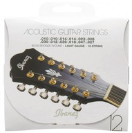 Struny Ibanez IACS12C 12str 80/20 Bronze Light