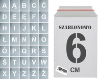 Opätovne použiteľné šablóny na maľovanie Letters 6cm set Opätovne použiteľné šablóny na maľovanie Letters 6cm set