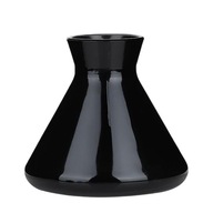 Sklenená fľaša Fľaša na parfum Mini váza čierna Sklenená fľaša Fľaša na parfum Mini váza čierna