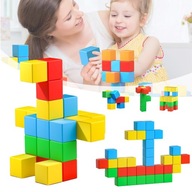 MAGNETICKÉ KOCKY, 3D MAGNETICKÉ STAVEBNÉ BLOKY PRE DETI MAGNETICKÉ KOCKY, 3D MAGNETICKÉ STAVEBNÉ BLOKY PRE DETI