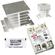 FOTO RELÉ SSR - 40A DC-AC + RADIÁTOR PRE 1F RELÉ + TEPELNÝ MAZ. FOTO RELÉ SSR - 40A DC-AC + RADIÁTOR PRE 1F RELÉ + TEPELNÝ MAZ.