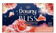 Downy Infusions BLISS Amber Rose DRYER WIPES x200 sušiacich plachiet Downy Infusions BLISS Amber Rose DRYER WIPES x200 sušiacich plachiet
